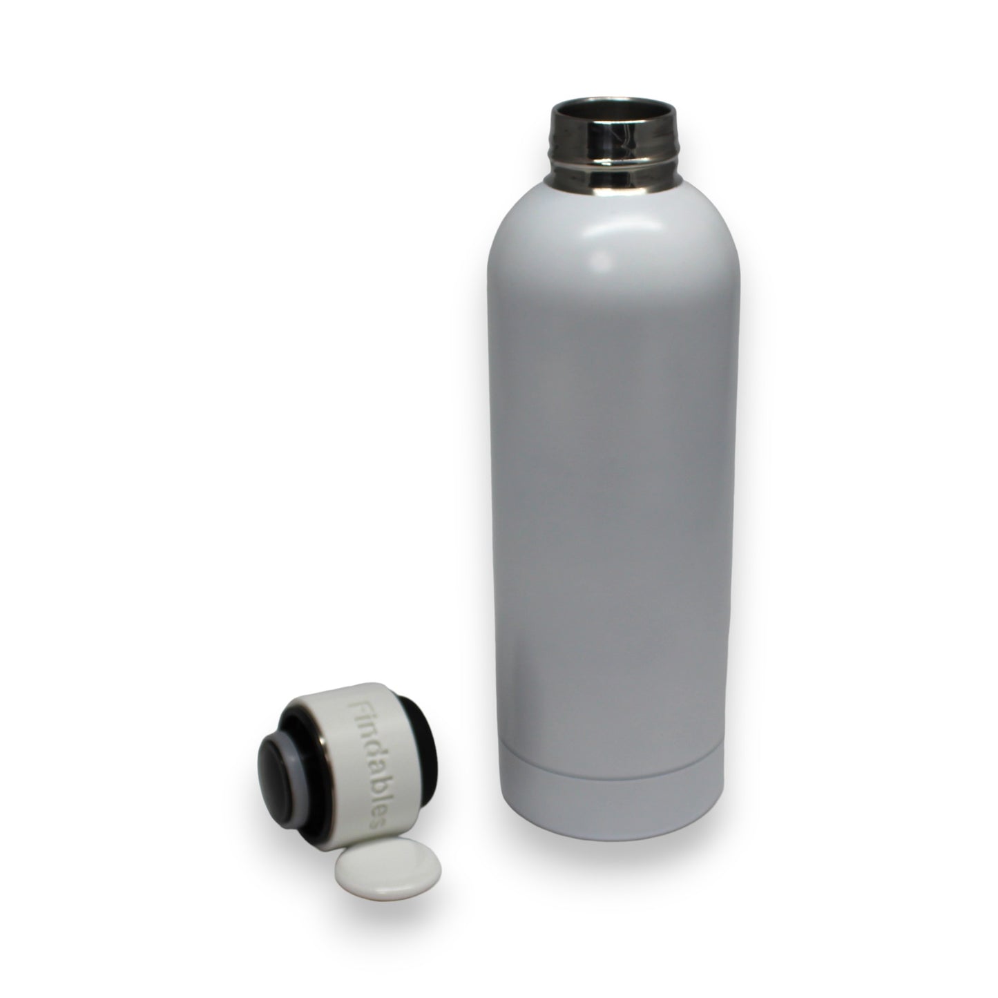 Findables - Water Bottle - White - for AirTag